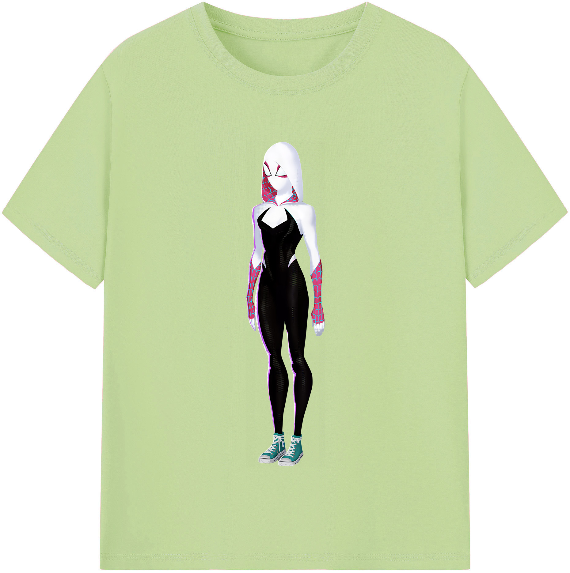 （画像用） Spider Man スパイダーマン 綿100％半袖Tシャツ（フロントプリント）